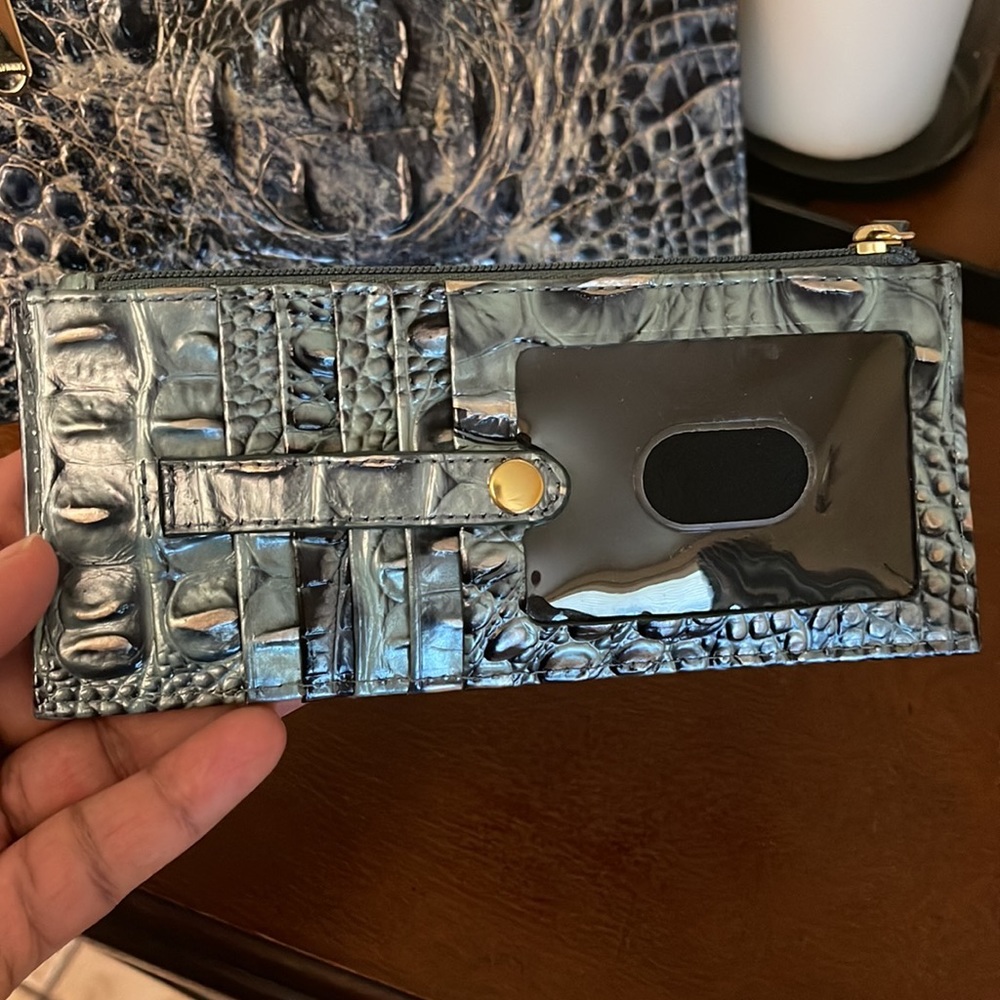 Brahmin Obsidian Melbourne Credit Card Wallet
